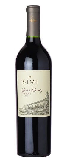 Simi 2013 Merlot, Sonoma County, California